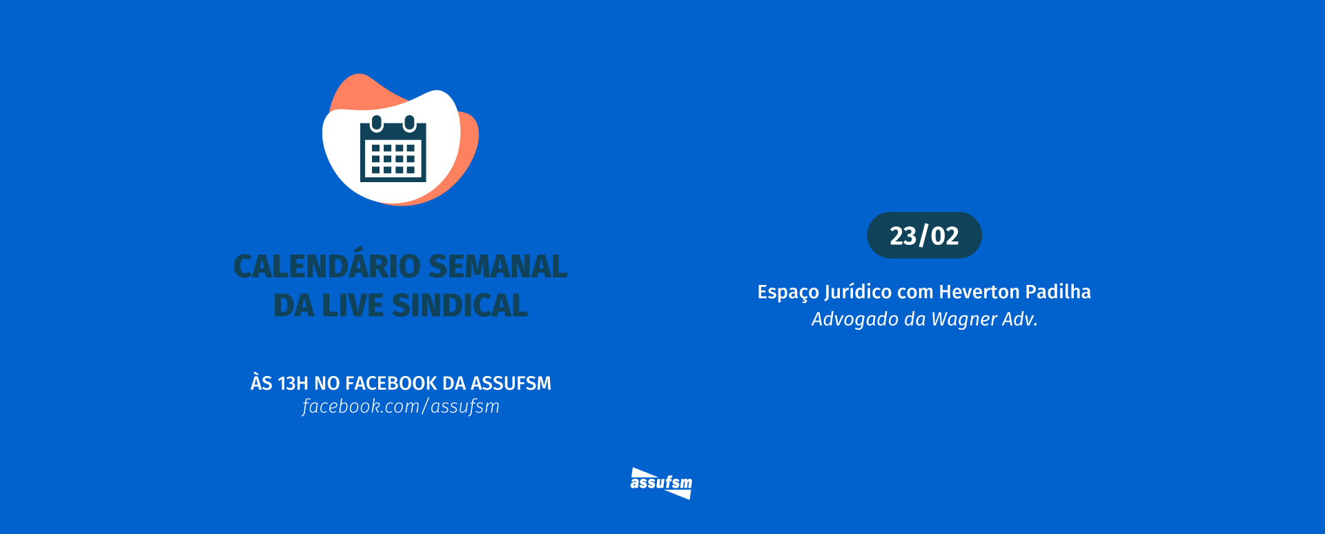Confira o calendário da Live Sindical da próxima semana