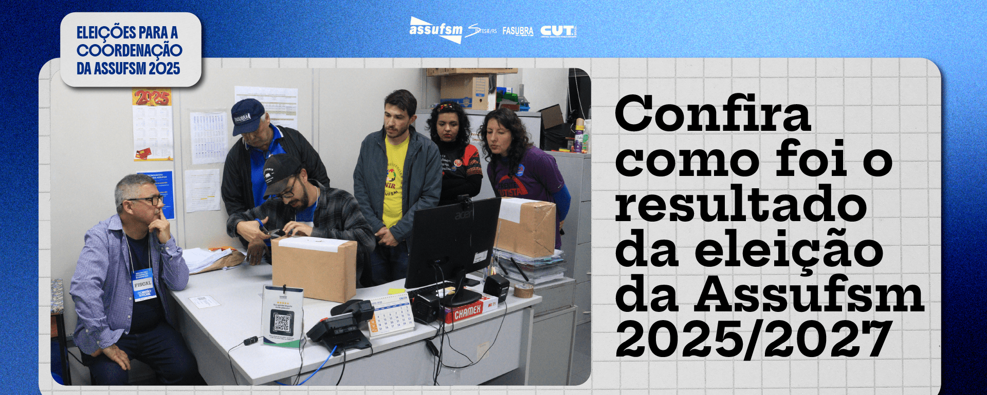 Confira o resultado final da eleição da Assufsm 2025/2027