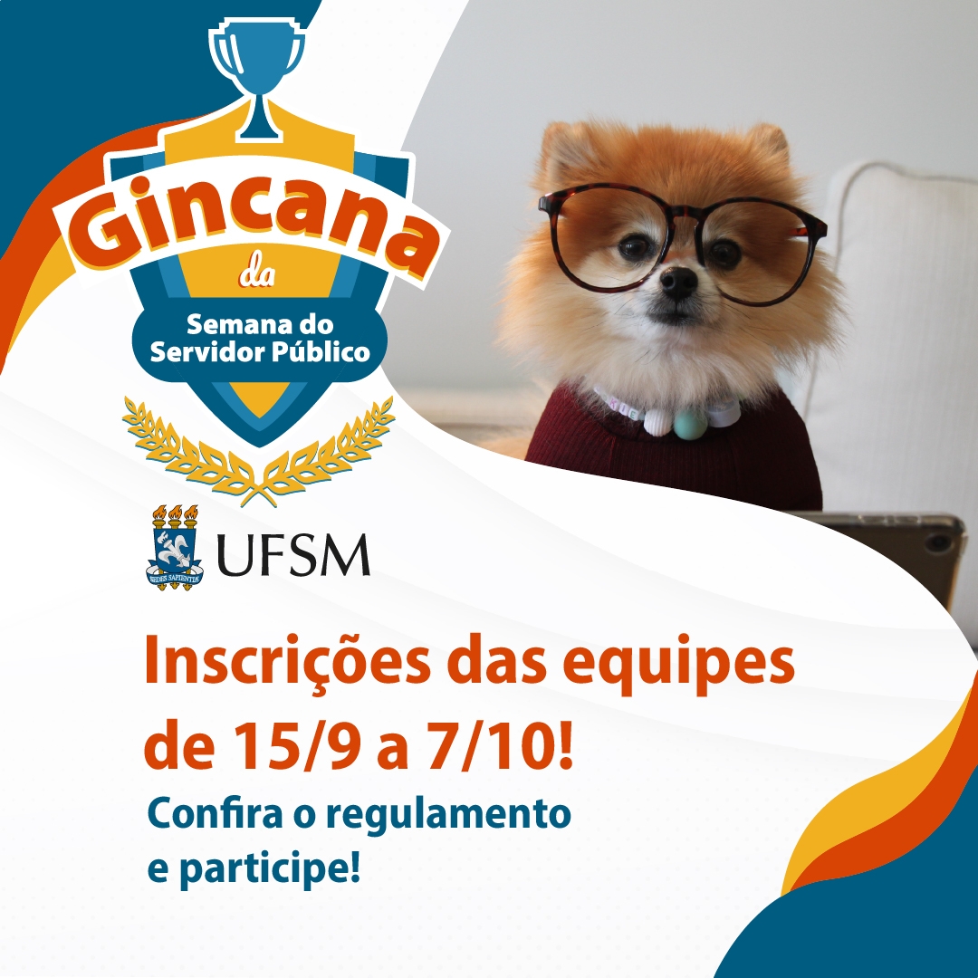 Inscrições abertas para a Gincana da Semana do Servidor(a) Público(a) 2021