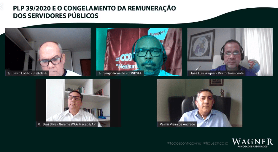 WAA promove debate sobre PLP 39/2020 e o congelamento das remunerações dos servidores públicos