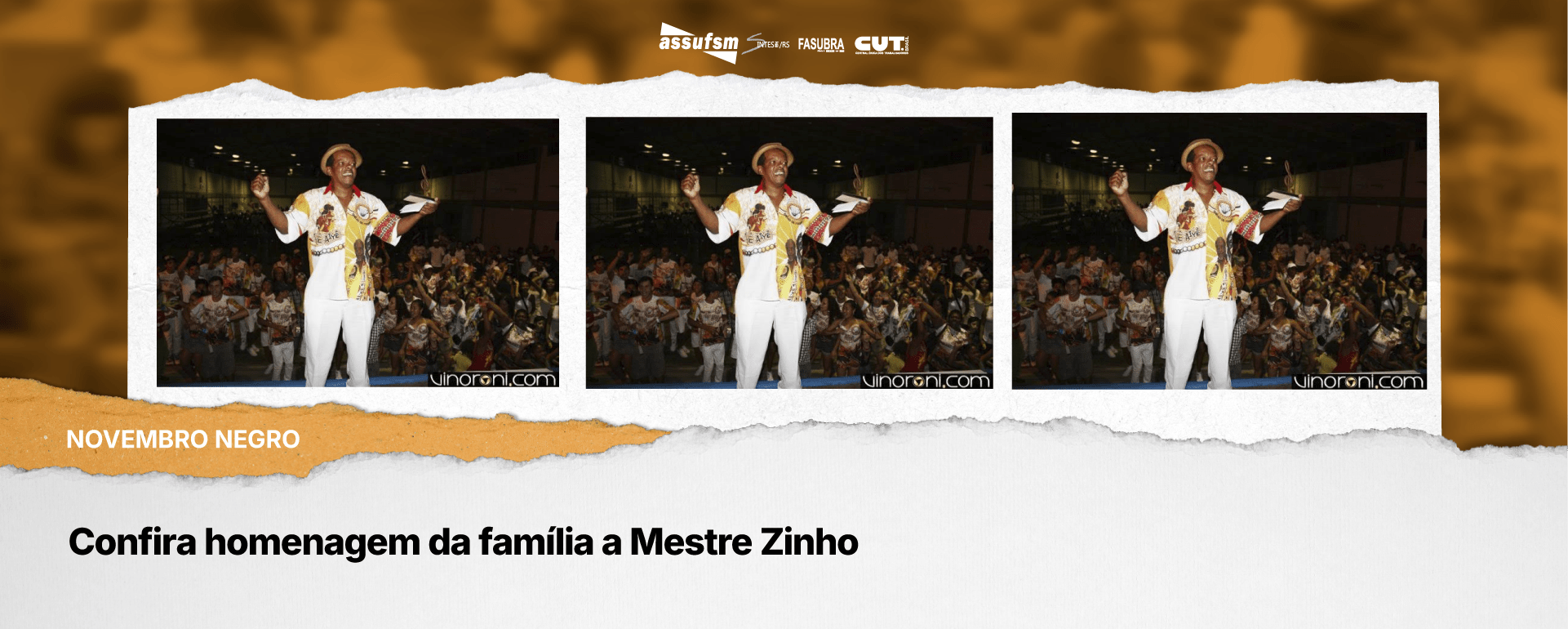 Confira homenagem da família a Mestre Zinho